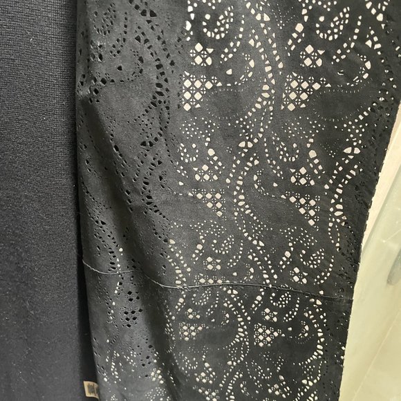 Elie Tahari lakshmi SW with leather black - Picture 5 of 8